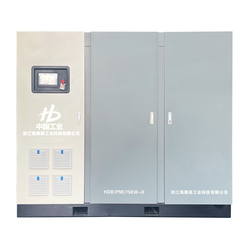 100HP マイクロオイルツインスクリュー二段コンプレッサー