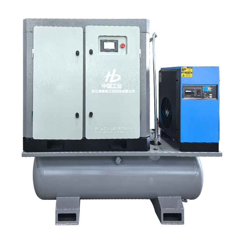 スクリューコンプレッサーレーザー一体型機